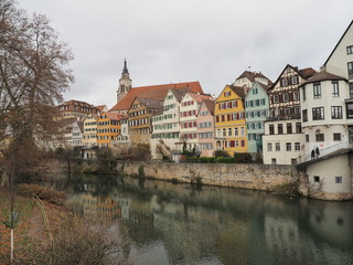 Obraz premium Universitätsstadt Tübingen - Neckarfront