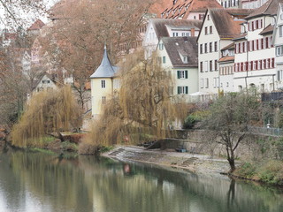 Obraz premium Universitätsstadt Tübingen - Neckarfront