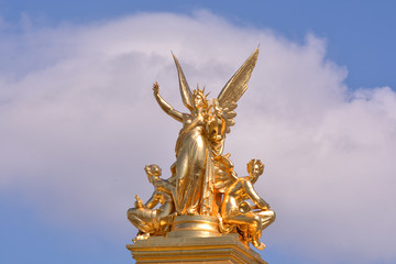 Golden Statue, Paris