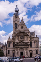 Fototapeta na wymiar Eglise Saint-Etienne-du-Mont, Paris
