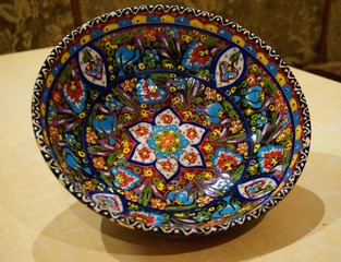 ceramics in the bazaar in istanbul turkey
