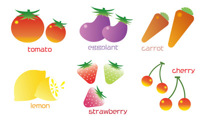 野菜と果物　vegetable　and　fruit