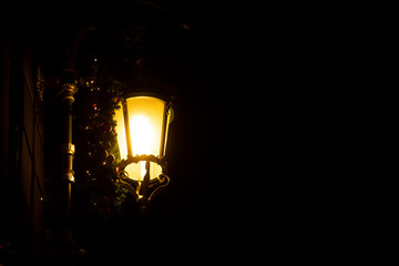  Street lamp in the dark