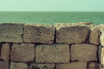 Old ruins- national archaeological park Chersonesos, Sevastopol