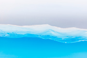 Obraz na płótnie Canvas Nice abstract blue water splash on white background