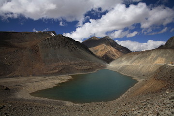 A small lake called Suraj tal, Himachal pradesh, India
