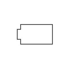 Fototapeta premium battery full icon vector illustration for website and graphic design symbol