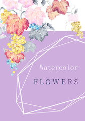 Watercolor flowers 