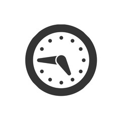 wall clock icon vector illustration for website and graphic design symbol