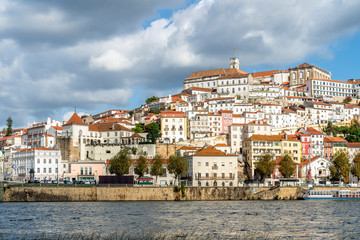 Obraz premium Beautiful old town of Coimbra located on the hill, Portugal