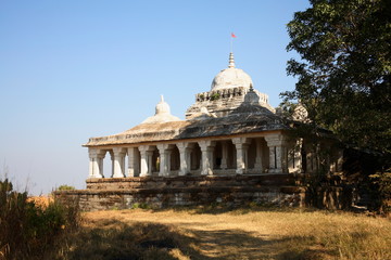 Old Ram Janki Temple at Fort Bandhavgarh, Madya Pradesh, India.