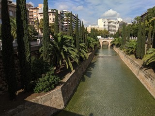 Torrent de Sa Riera im Zentrum von Palma de Mallorca
