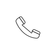 telephone icon vector illustration for website and graphic design symbol