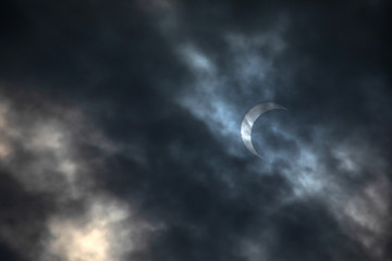 Fototapeta na wymiar solar eclipse