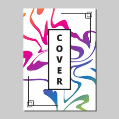Colorfull Vector Template, Marble Liquid