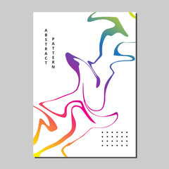 Colorfull Vector Template, Marble Liquid