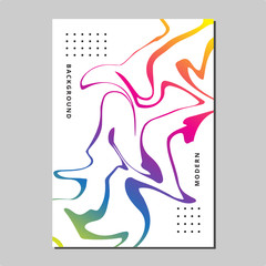 Colorfull Vector Images Marble Liquid Template