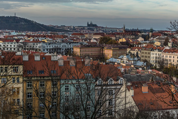Obraz premium Prague, Czech Republic: Vysehrad, view from the observation deck