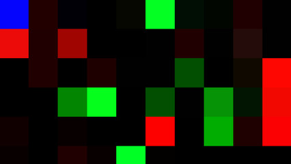 flag of cubes on black background