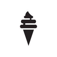 Ice cream icon vector design template