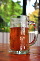 cold beer on a hot day