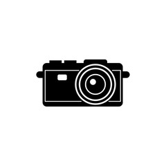 solid icons for camera ,vector illustrations