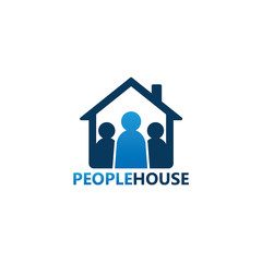 People House Logo Template Design