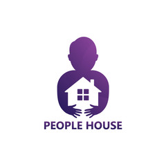 People House Logo Template Design