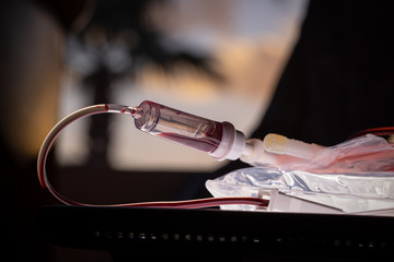 iv infusion saline intravenous drop saline drip emergency