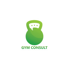 Gym Consult Logo Template Design