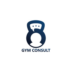 Gym Consult Logo Template Design
