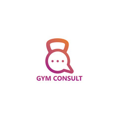 Gym Consult Logo Template Design