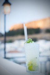 Freshly home made cocktails for the party in a bar