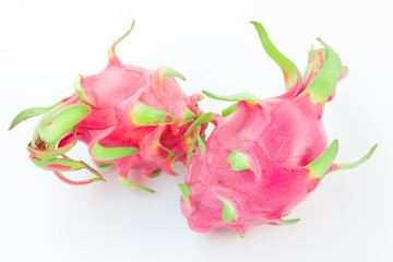 dragon fruit isolated on white background
