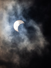 Obraz na płótnie Canvas Sun eclipse phenomenon.