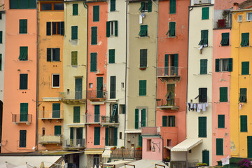 Portofino city promenade in Italy.