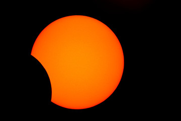 The Solar Eclipse In Chiang Mai Thailand.
