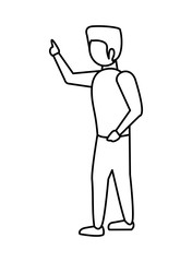 young man avatar character icon