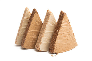 Czech waffles isolated