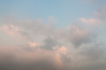 dramatic sky with clouds