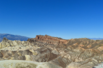 Death valley,  driest place on eart, deserts, sand and mountains located in Northern Mojave desert in California