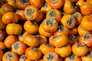 Orange persimmons