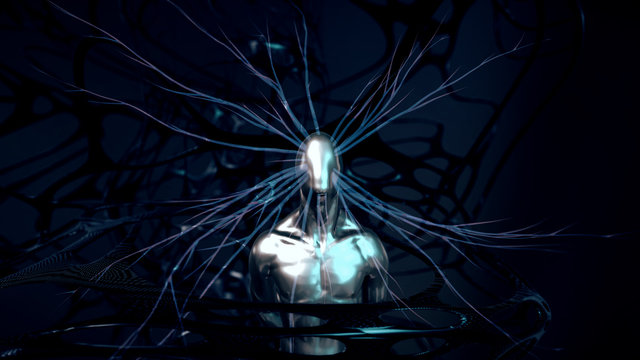 Abstract 3D Render | K&uuml;nstliche Intelligenz und Bewusstsein