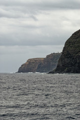 Fototapeta na wymiar Molokai's Sea cliffs - Hawaii