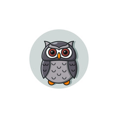 Owl Icon Vector Illustration
