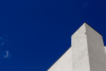blue sky and building