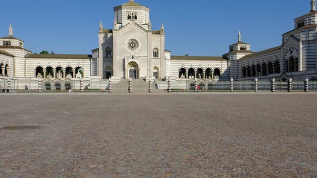 Cimitero Monumentale (Monumental Cemetery) series. Views and walk-throughs.