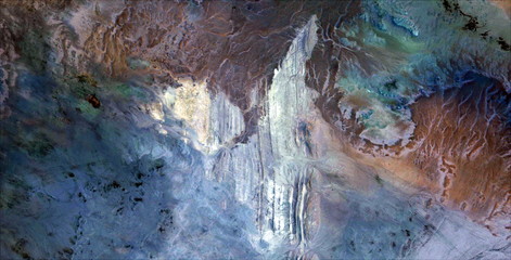the awakening,  abstract photography of the deserts of Africa from the air, aerial view of desert...