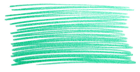 marker green texture on white background isolated.
