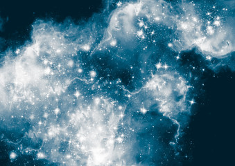 Galaxy wallpaper background with stars and stardust. Galaxy plasma